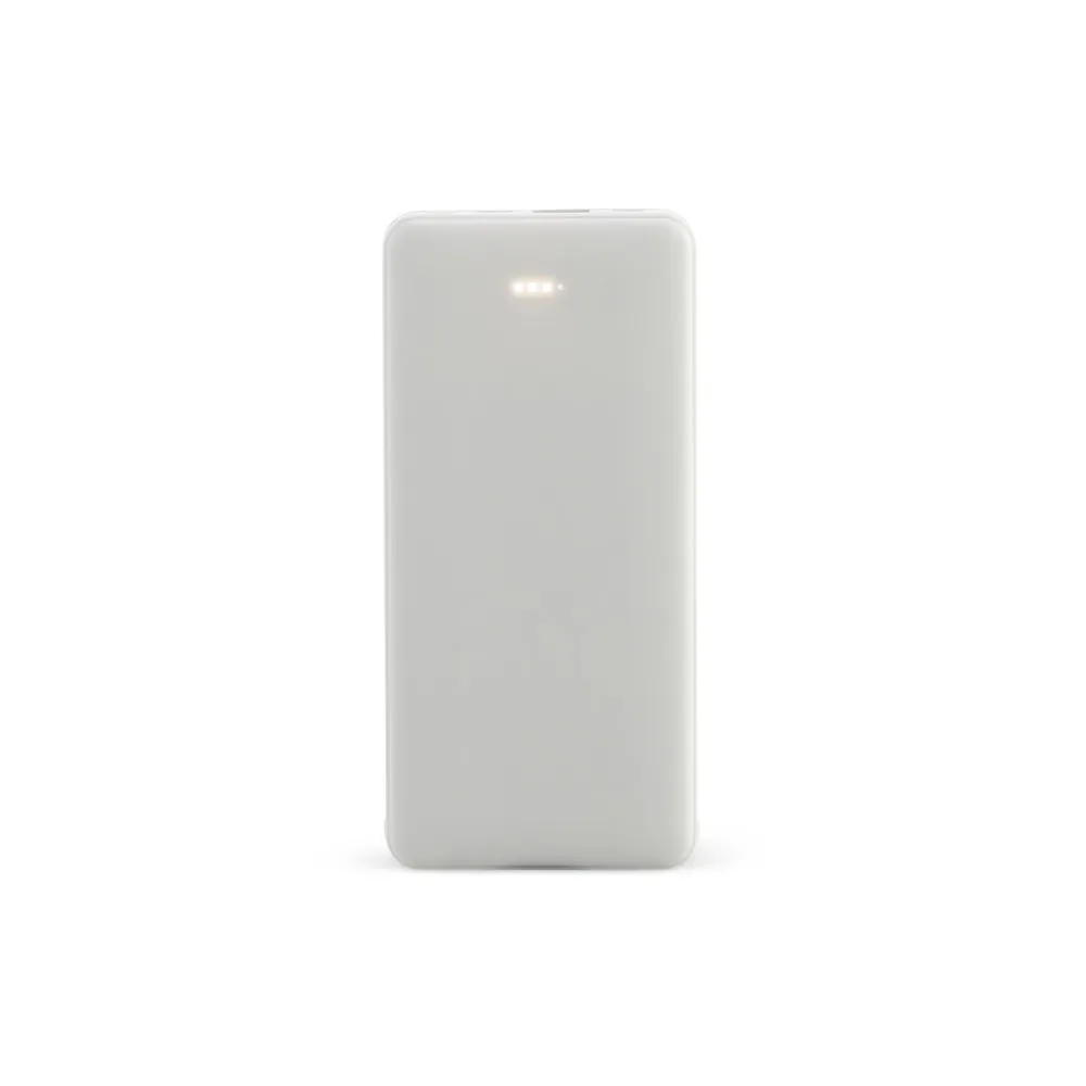 [05520017011] Power Bank 10.000Mah Com Indicador Led  (Branco 05, 01 - Tampografia A, 1)