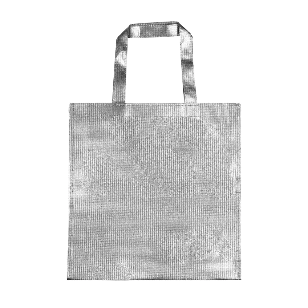 [13470089021] Sacola em TNT Laminado 90g/m² (34x35x8cm)  (Prata 13, 1)