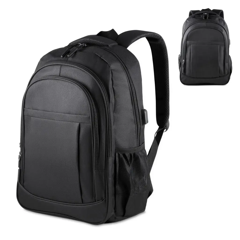 [14430121021] Mochila para Notebook em Poliéster 300D  (02 - Silk Plano)