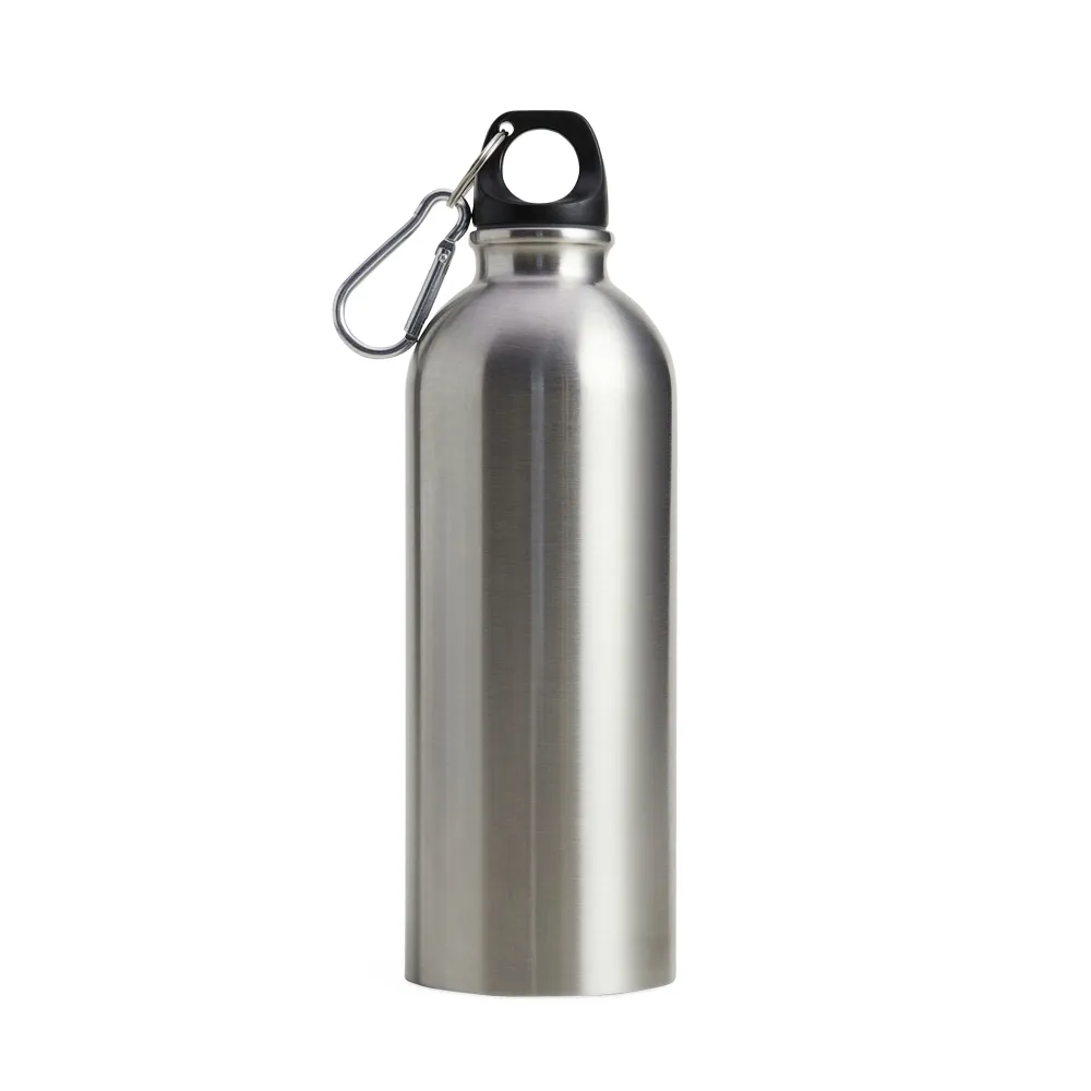 Squeeze Inox 500Ml C/ Bico E Mosquetão 