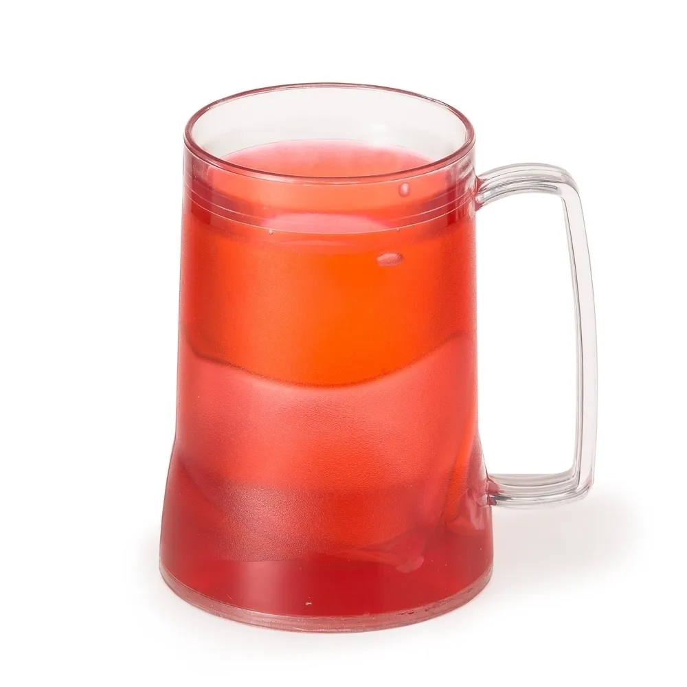 [10060045021] Caneca Acrílica C/ Gel 400Ml  (Laranja 10, 02 - Silk Cilíndrico, 1)