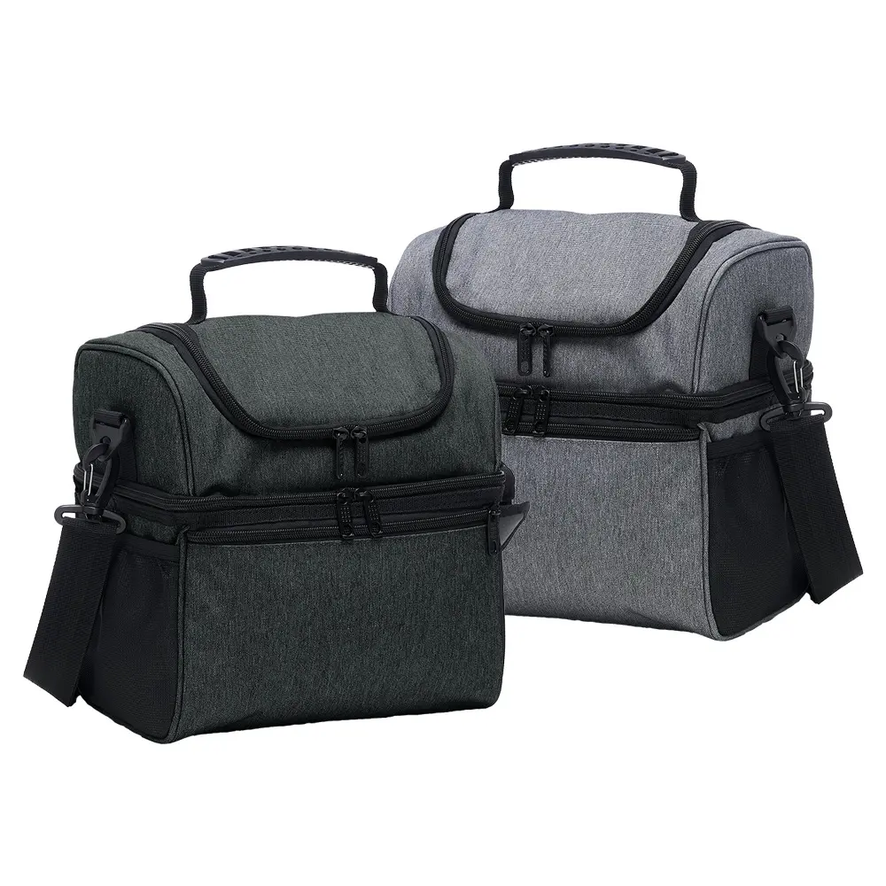 [06400077021] Bolsa Térmica Dupla 12L (Cinza 06, 1)