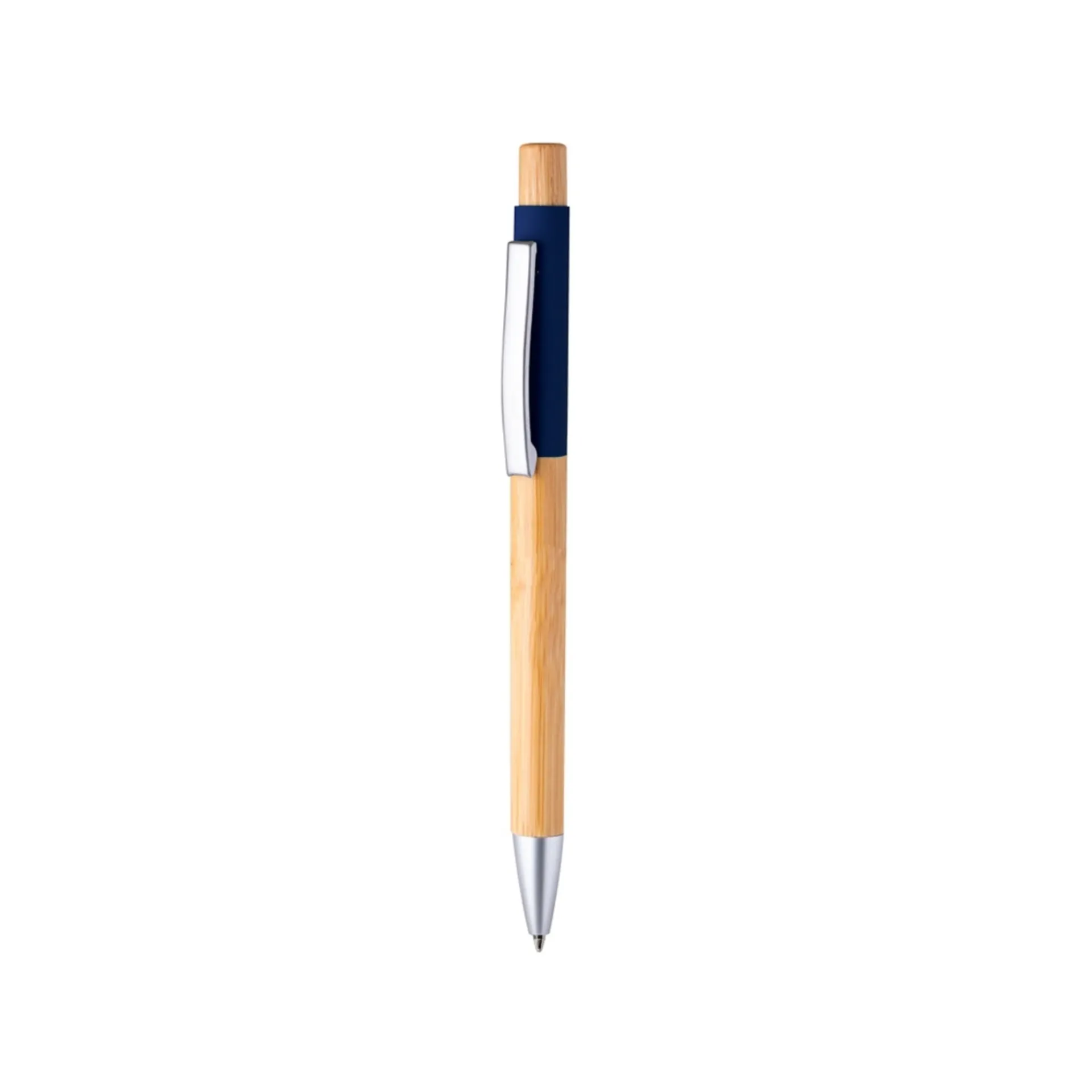 Caneta Alumínio E Bambu 