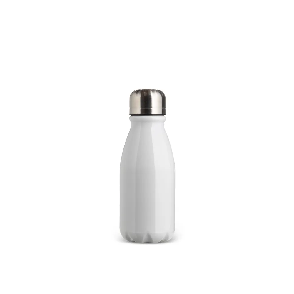 [05580185021] Garrafa De Alumínio 400Ml  (Branco 05, 02 - Silk Cilíndrico, 1)