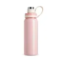 Garrafa De Inox C/ Alça De Silicone 800Ml 