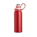 Garrafa De Inox C/ Alça De Silicone 800Ml 