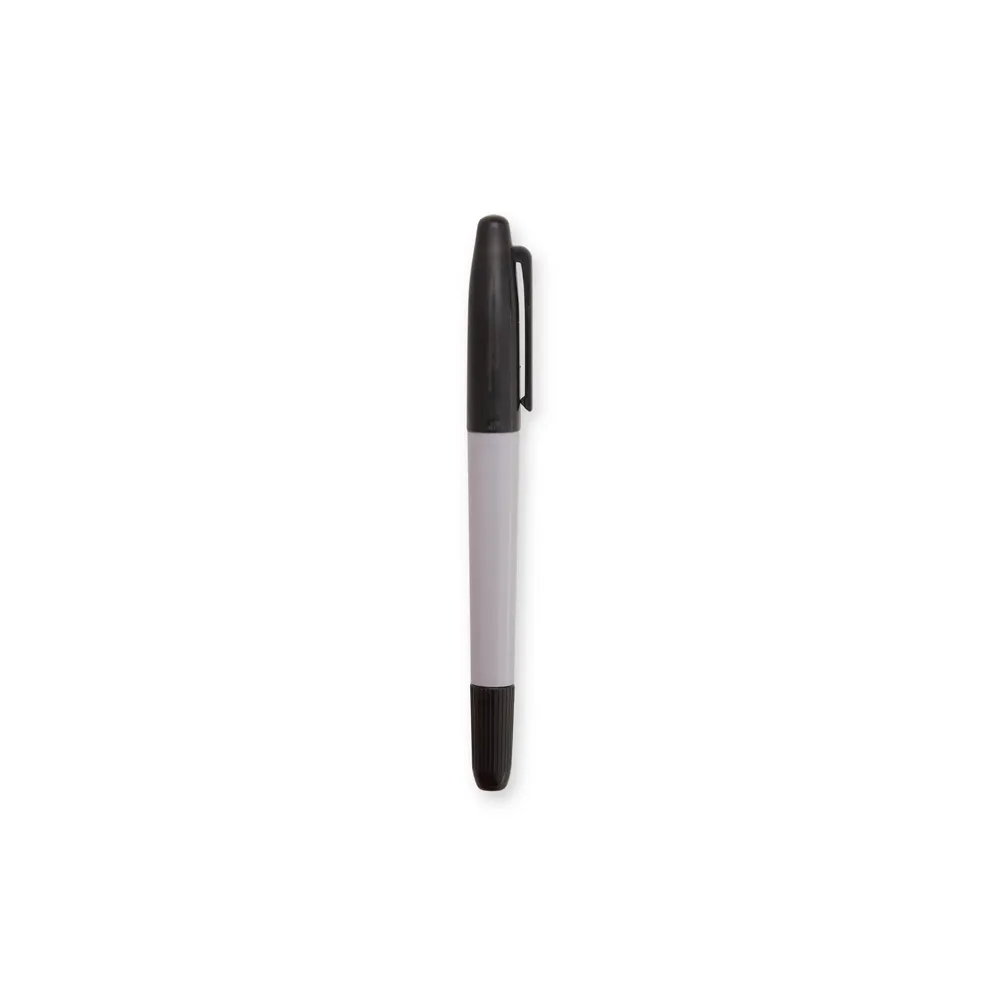 [14080005011] Caneta Marcadora Ponta Dupla  (Preto 14, 1)