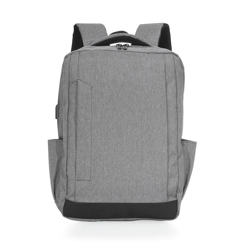 [41430054401] Mochila de Nylon USB 21L  (Cinza c/ Preto 41, 40 - Transfer Têxtil, 1)
