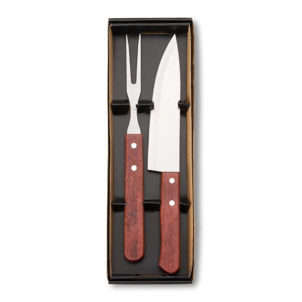 [14340027013] Kit Churrasco 2 Peças (19 - Impressão Digital D, 03 - Laser metal KIT 2)