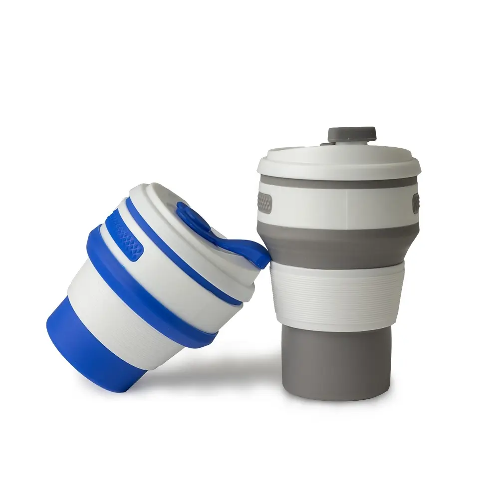 Copo Retrátil De Silicone 350Ml