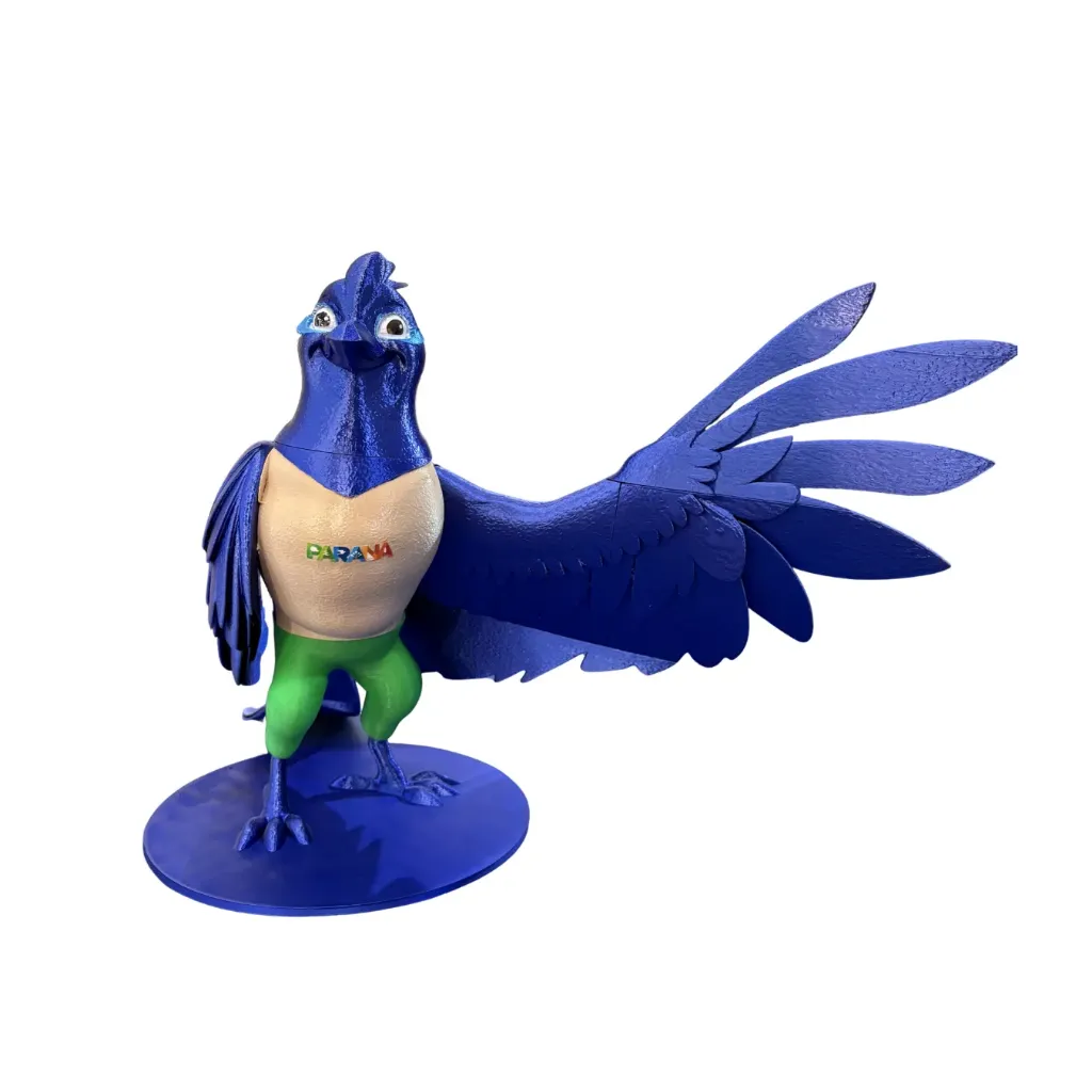 [23660009501] Gralha em Miniatura 3D   (1)