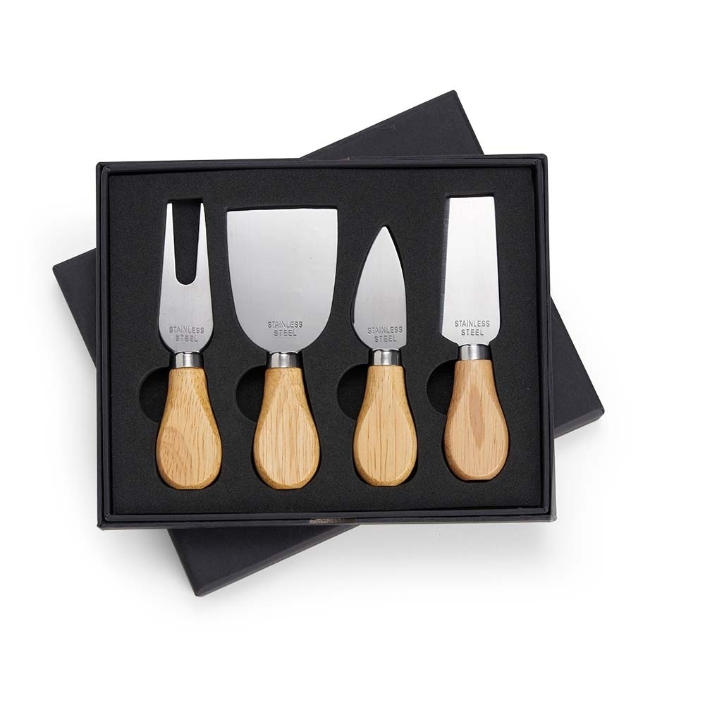 [11360007012] Kit Queijo 4 Peças   (02 - Silk Plano, 03 - Laser metal KIT 2, 09 - Laser Madeira)