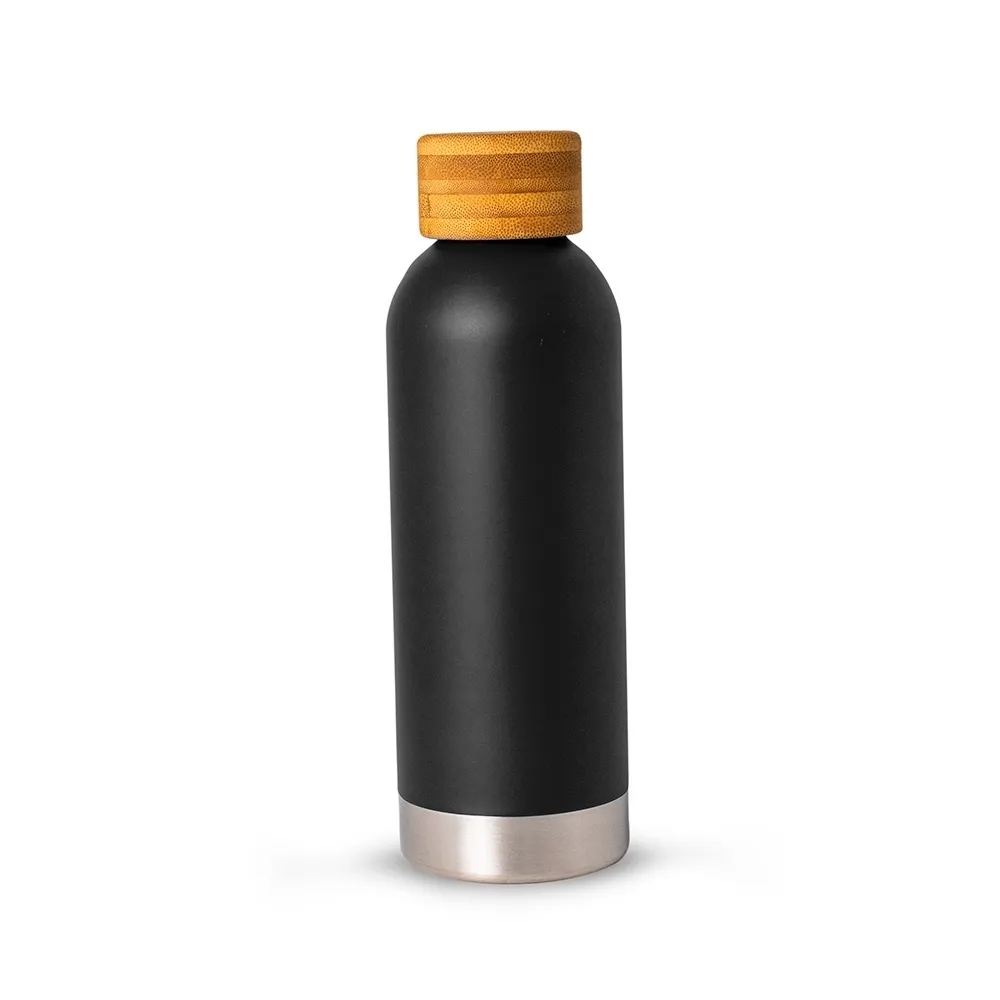 Garrafa Termica Tampa Bambu 510Ml 