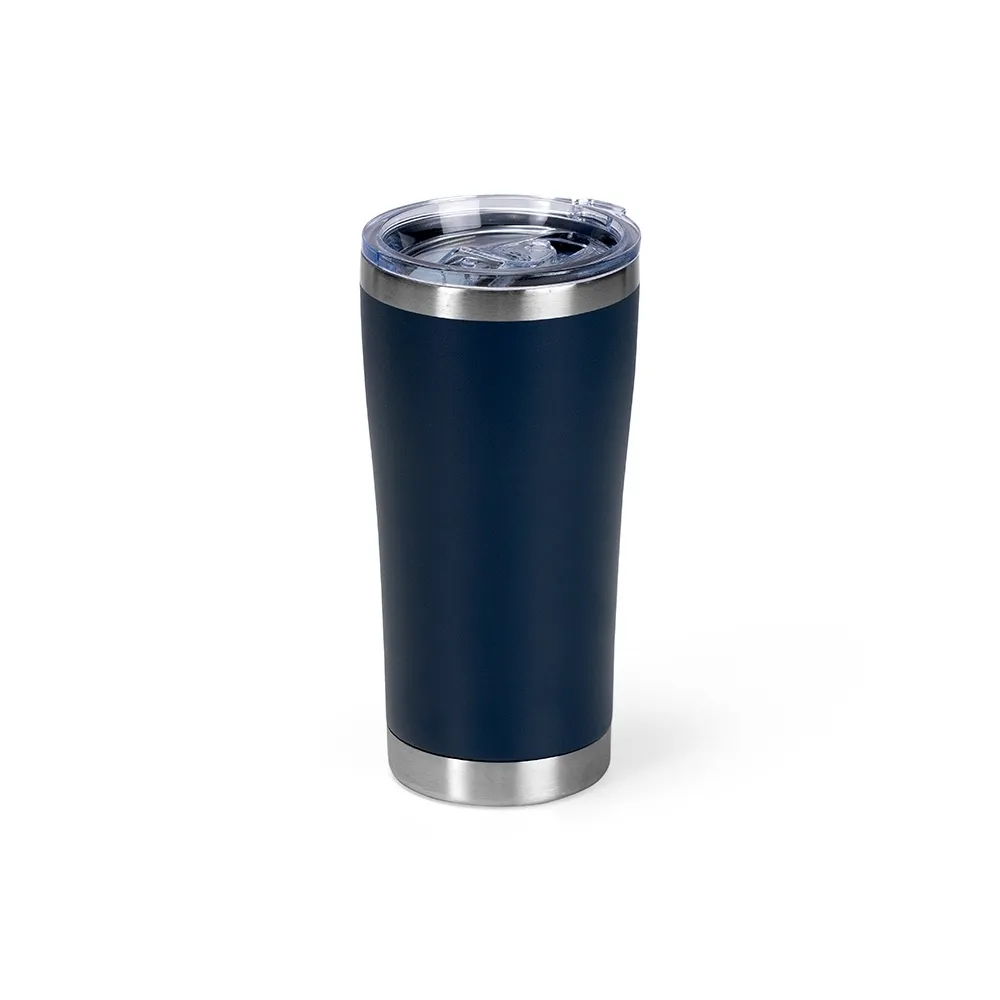 [04030104021] Copo Térmico 550Ml  (Azul Escuro 04, 02 - Silk Cilíndrico, 1)