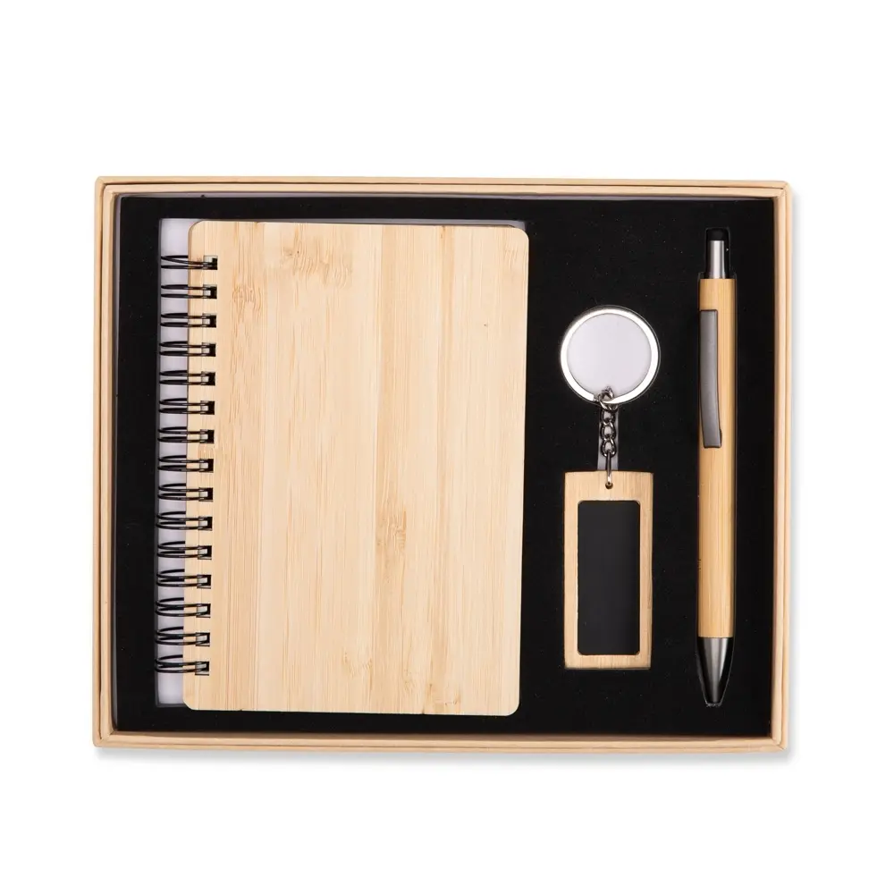 [11170026014] Kit Executivo Ecológico 3 Peças (02 - Silk Plano KIT 2, 01 - Tampografia A, 09 - Laser Madeira)