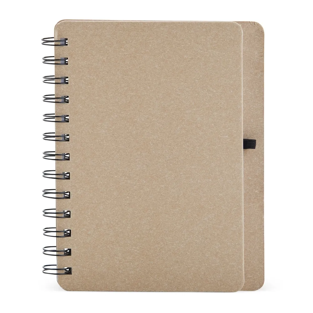 Caderneta Kraft B6 Com Porta Caneta 