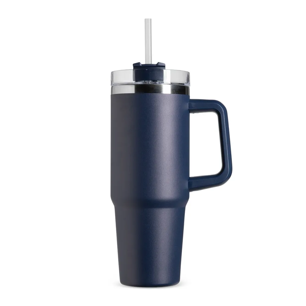 [04030117021] Caneca Térmica 900Ml (Azul Escuro 04, 02 - Silk Cilíndrico, 1)