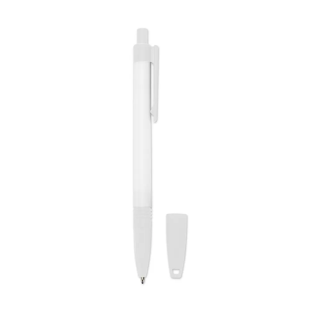 [05100091011] Caneta Plástica com Cordão (Branco 05, 01 - Tampografia A, 1)