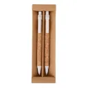 Kit Ecológico Caneta E Lapiseira Cortiça 
