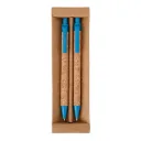 Kit Ecológico Caneta E Lapiseira Cortiça 