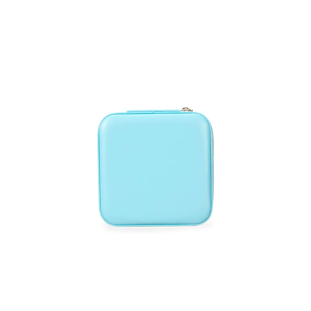 [03300006191] Porta-Joias com Espelho (Azul Claro 03, 1)