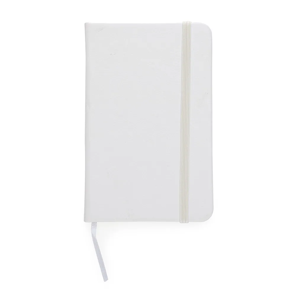 [05160166191] Caderneta de Couro Sintético (Branco 05, 1)