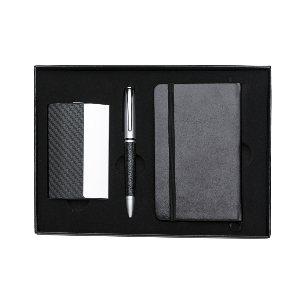 [14170034006] Kit Caneta e Caderneta (03 - Laser metal KIT 2, 19 - Impressão Digital D)
