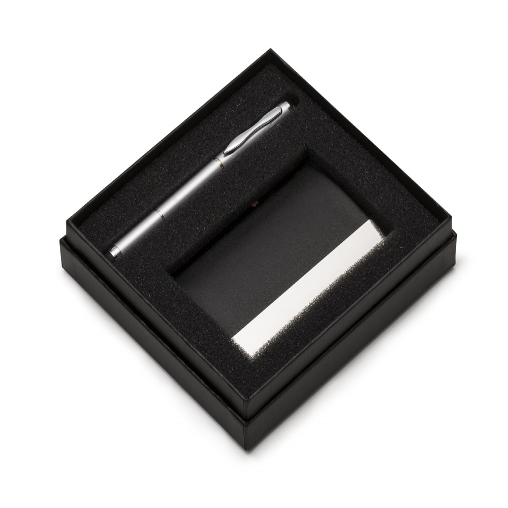 [14170035005] Kit Executivo 2 Peças (03 - Laser metal KIT 2, 02 - Silk Plano)