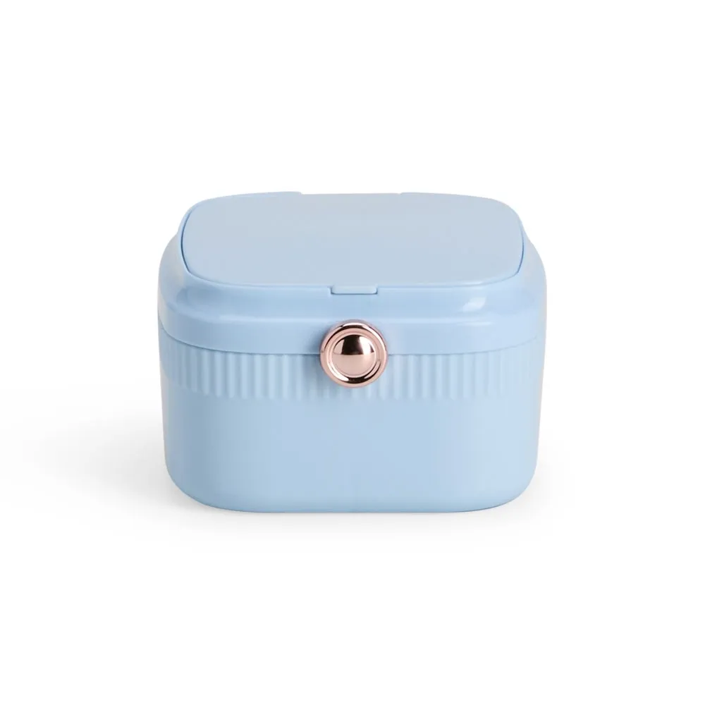 [03300007011] Porta-Joias com Espelho (Azul Claro 03, 01 - Tampografia A, 1)
