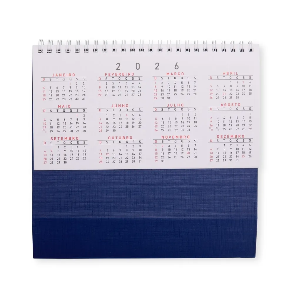 Calendário De Mesa 2026