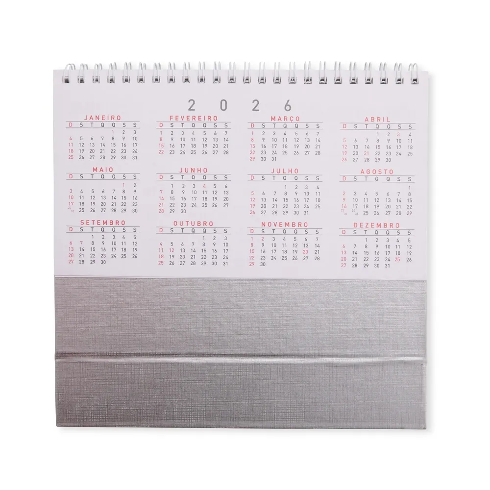 Calendário De Mesa 2026