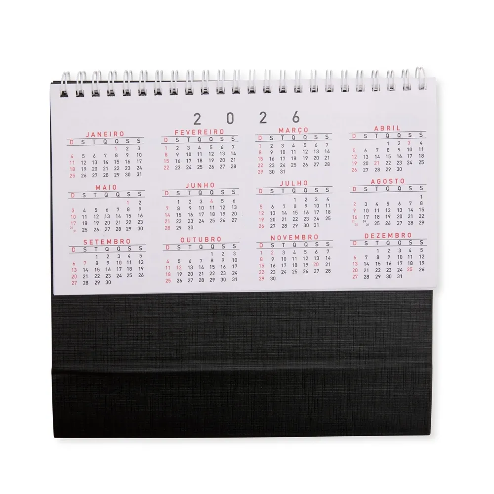 Calendário De Mesa 2026