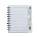 Caderno Plástico com Caneta 