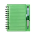 Caderno Plástico com Caneta 