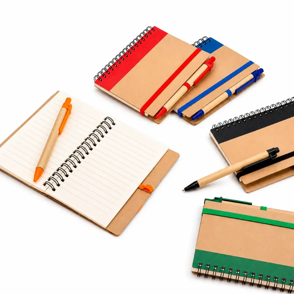 Caderno Ecológico com Caneta