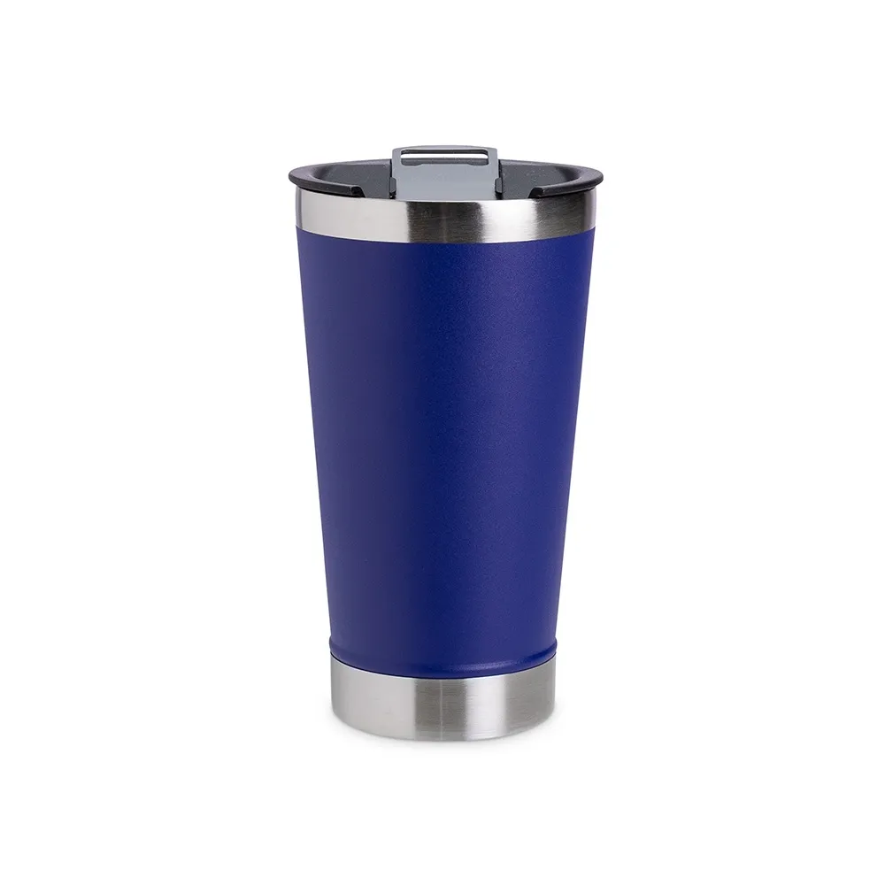 [04030140021] Copo Inox 500Ml C/ Abridor (Azul Escuro 04, 02 - Silk Cilíndrico, 1)