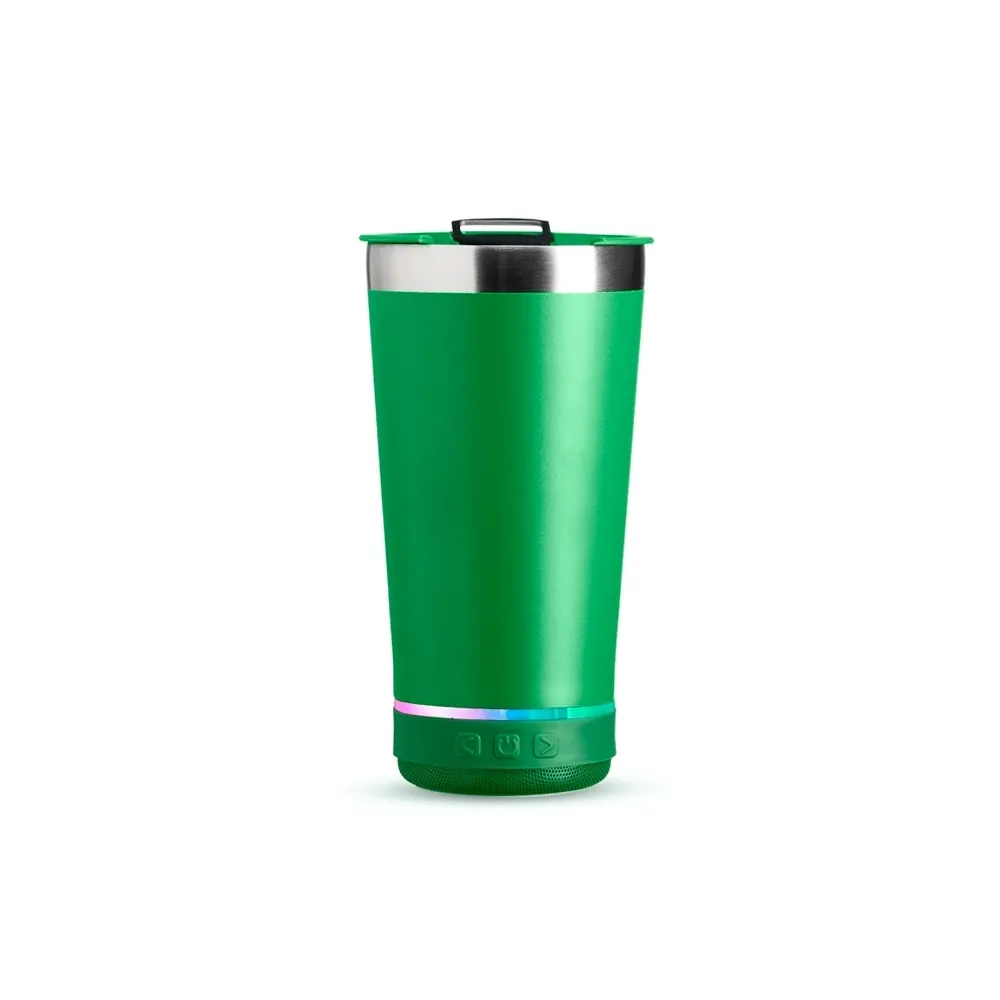 Copo Térmico 400Ml Com Caixa De Som