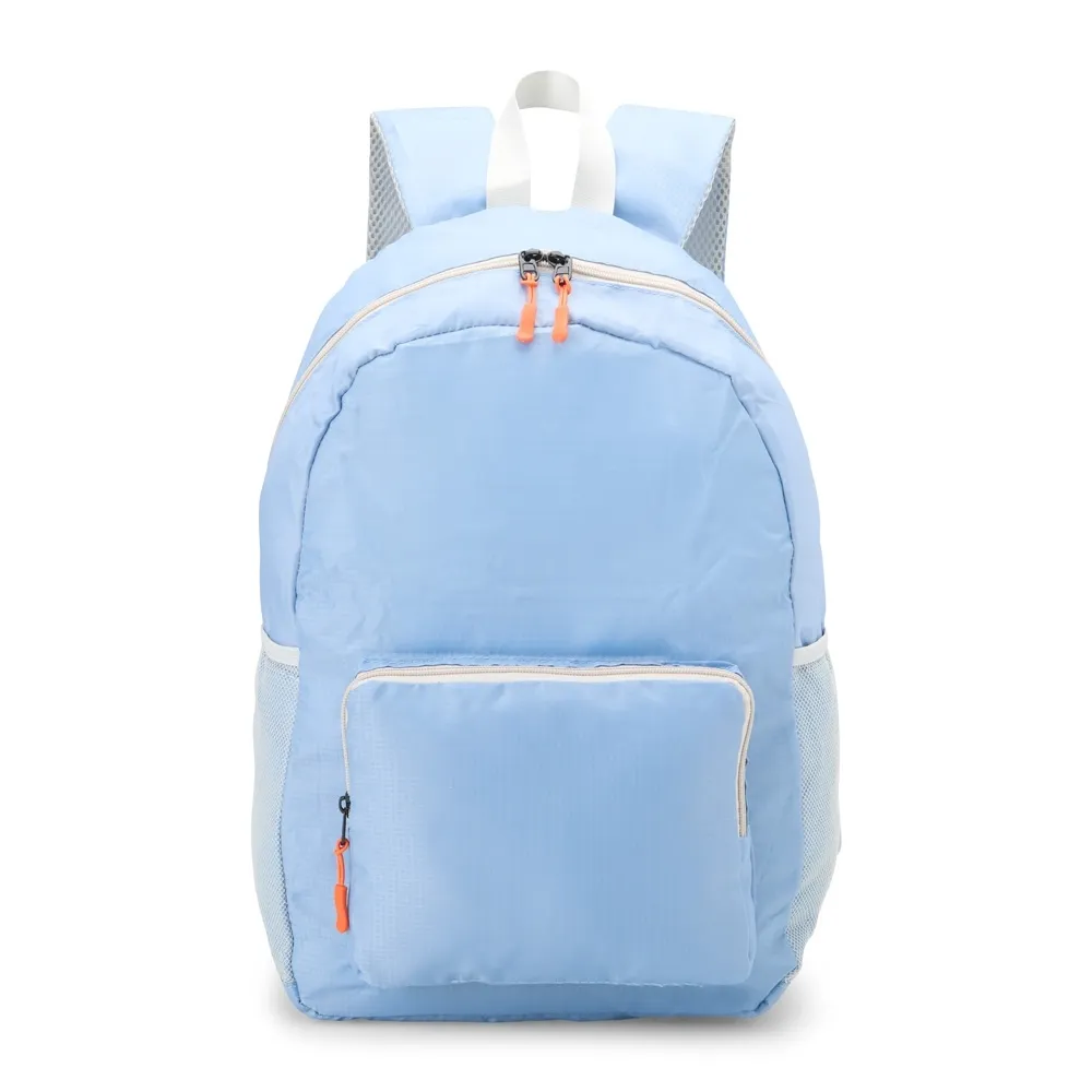 [03430110401] Mochila De Nylon Dobrável 24L (Azul Claro 03, 40 - Transfer Têxtil, 1)