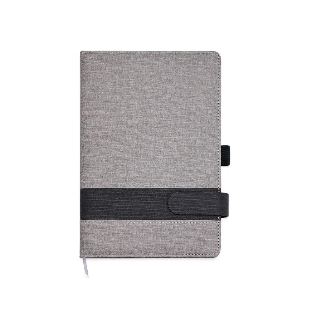 [06160181401] Caderneta A5 em PU (Cinza 06, 1)