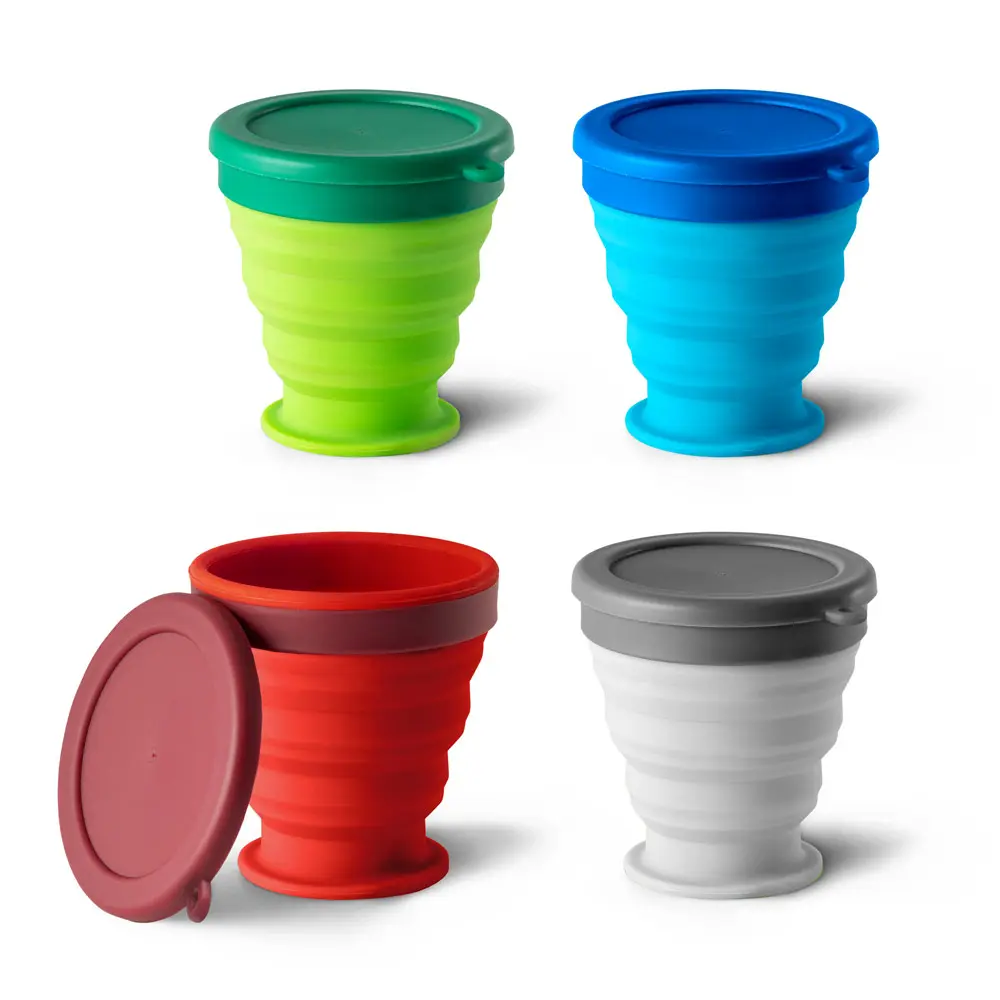 Copo de viagem em silicone 240ml