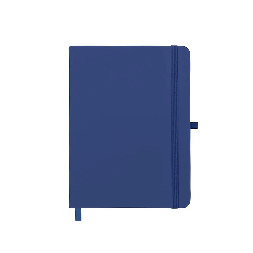 [86160186191] Caderneta Emborrachada Com Porta Caneta (Azul Royal 86, 19 - Impressão Digital D, 1)
