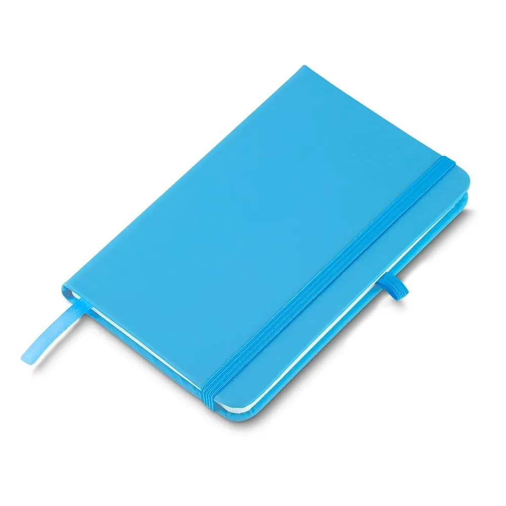 [03160187191] Caderneta Emborrachada Com Porta Caneta (Azul Claro 03, 19 - Impressão Digital D, 1)