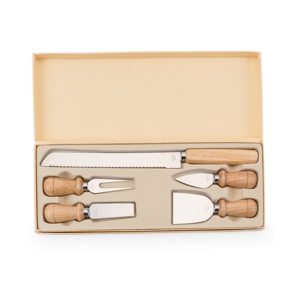 [23360013014] Kit Queijo 5 peças (02 - Silk Plano, 03 - Laser metal KIT 2, 09 - Laser Madeira)