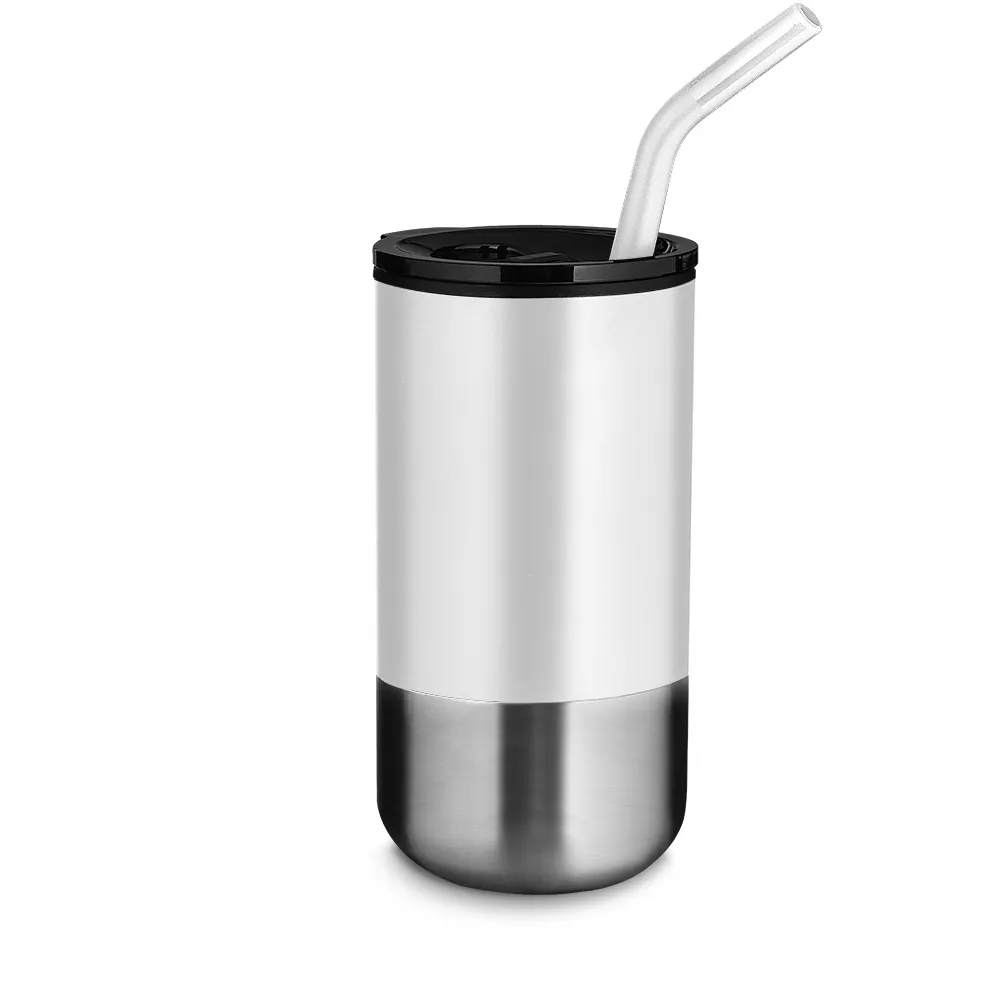 [05030148031] Copo Inox com Canudo 500Ml (Branco 05, 1)