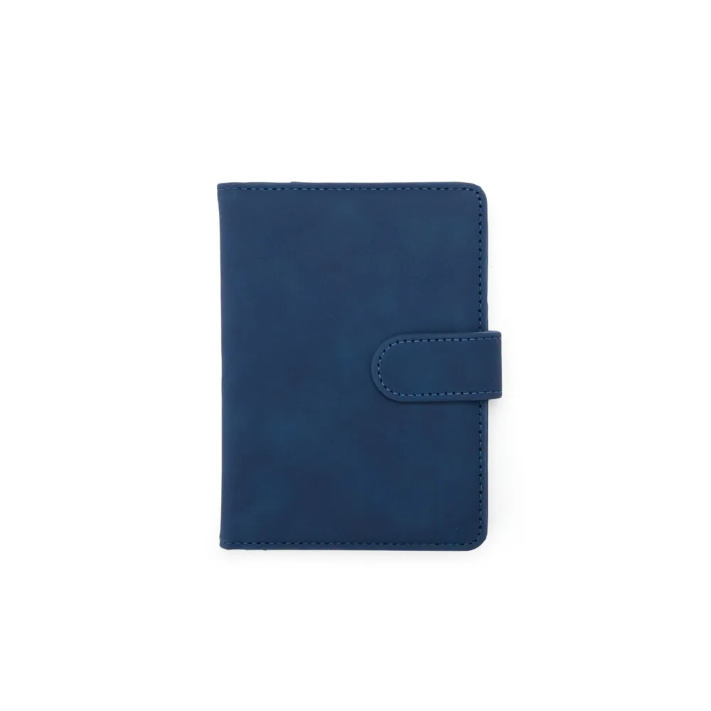[04410010021] Porta Passaporte em Couro Sintético (Azul Escuro 04, 1)