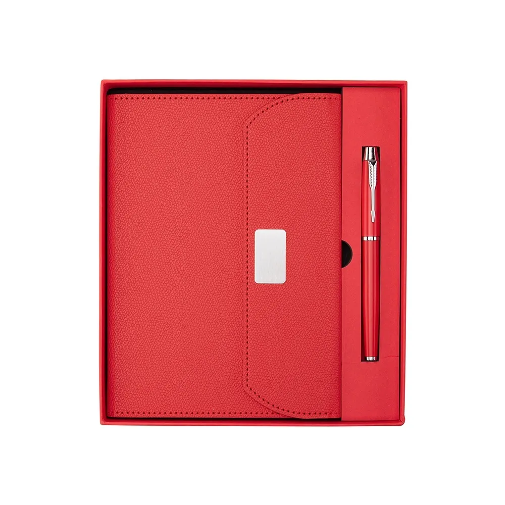 [21170045011] Kit Executivo 2 Peças (Vermelho 21, 03 - Laser metal KIT 2, 02 - Silk Plano)