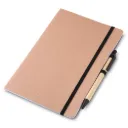 Caderno A5 capa em papel Kraft com caneta 