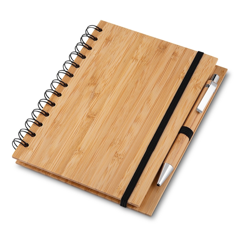 [11160192001] Caderno Ecológico com Caneta (01 - Tampografia A, 02 - Silk Plano)
