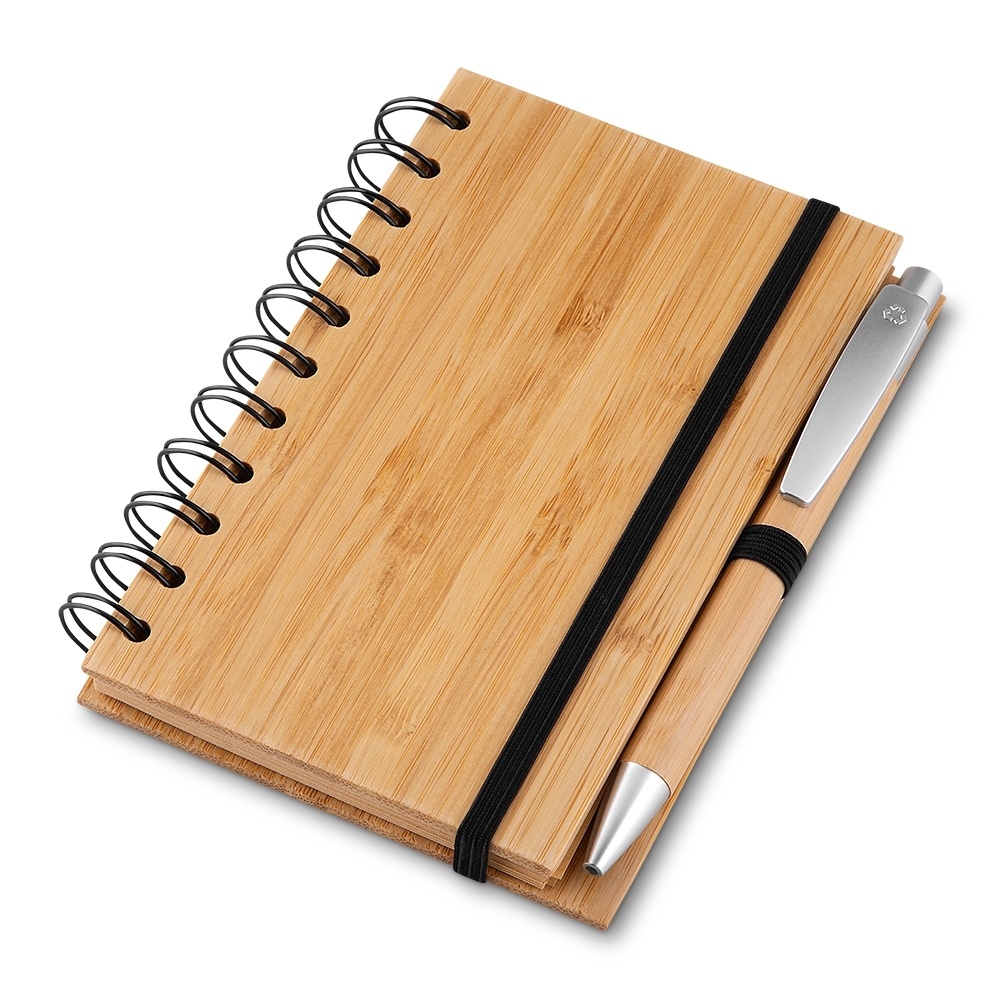 [111601493001] Caderno Ecológico com Caneta (02 - Silk Plano, 01 - Tampografia A)