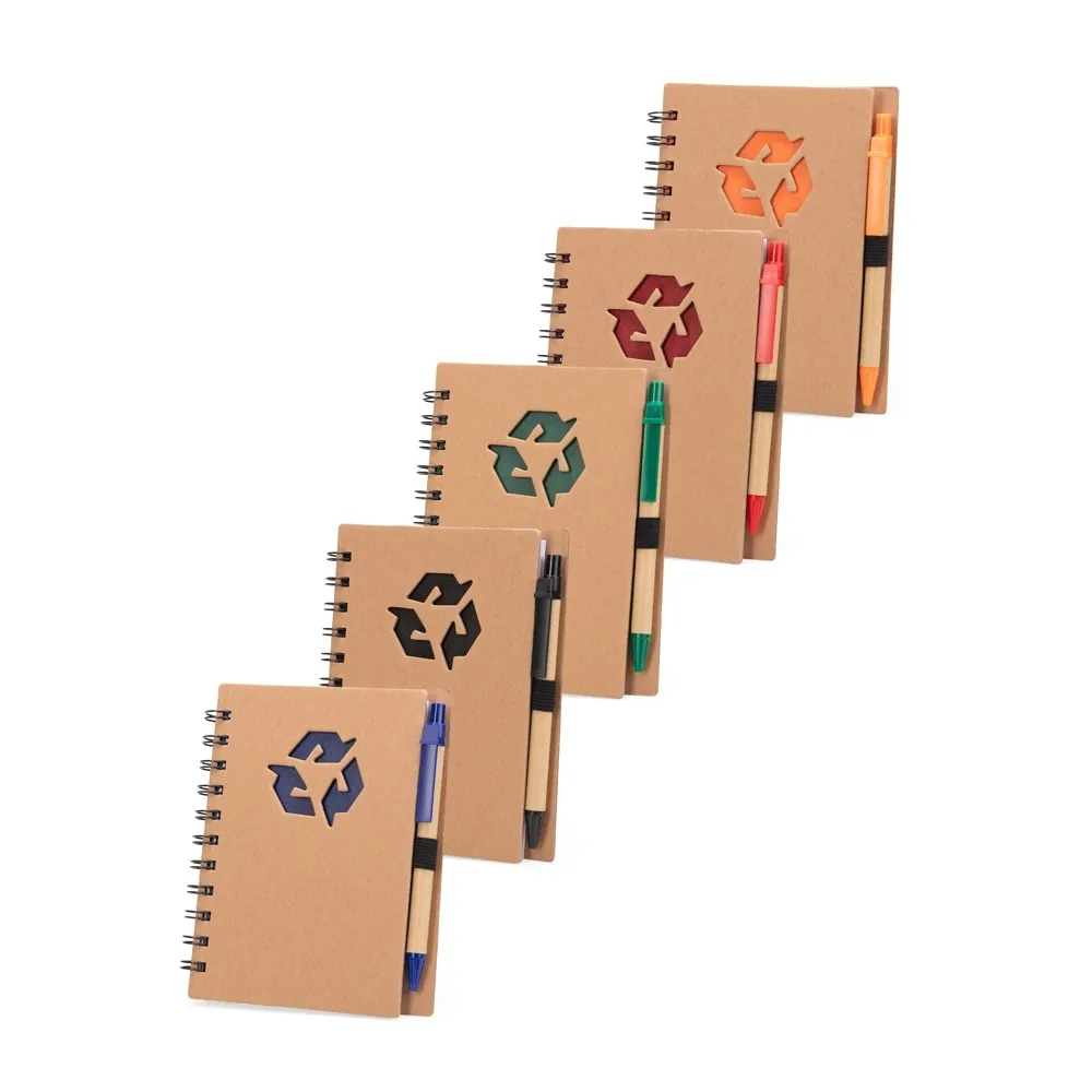 Caderno Ecológico com Caneta